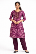 Co-ord Set Chanderi Silk