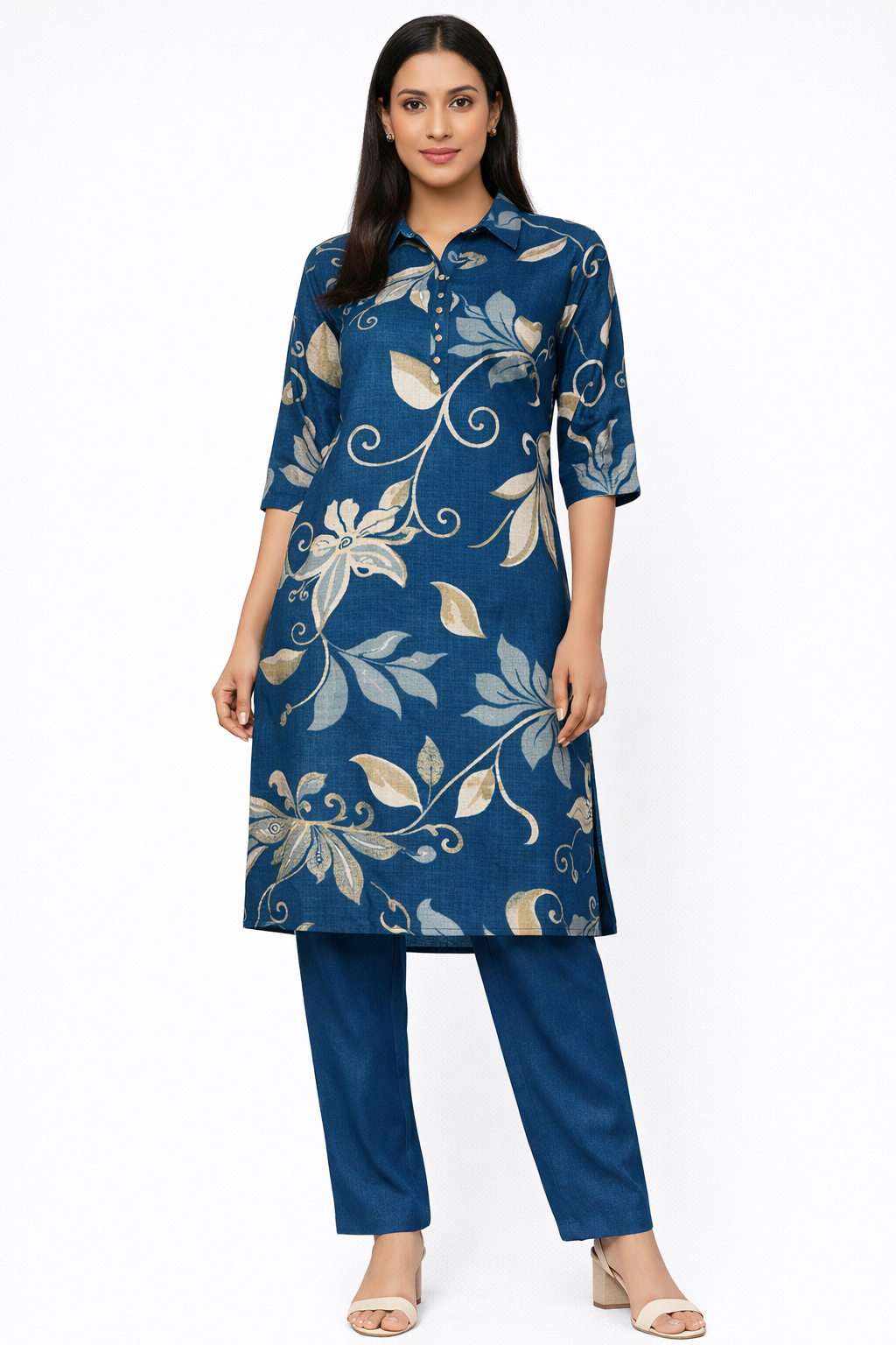 Co-ord Set (Chanderi Silk )