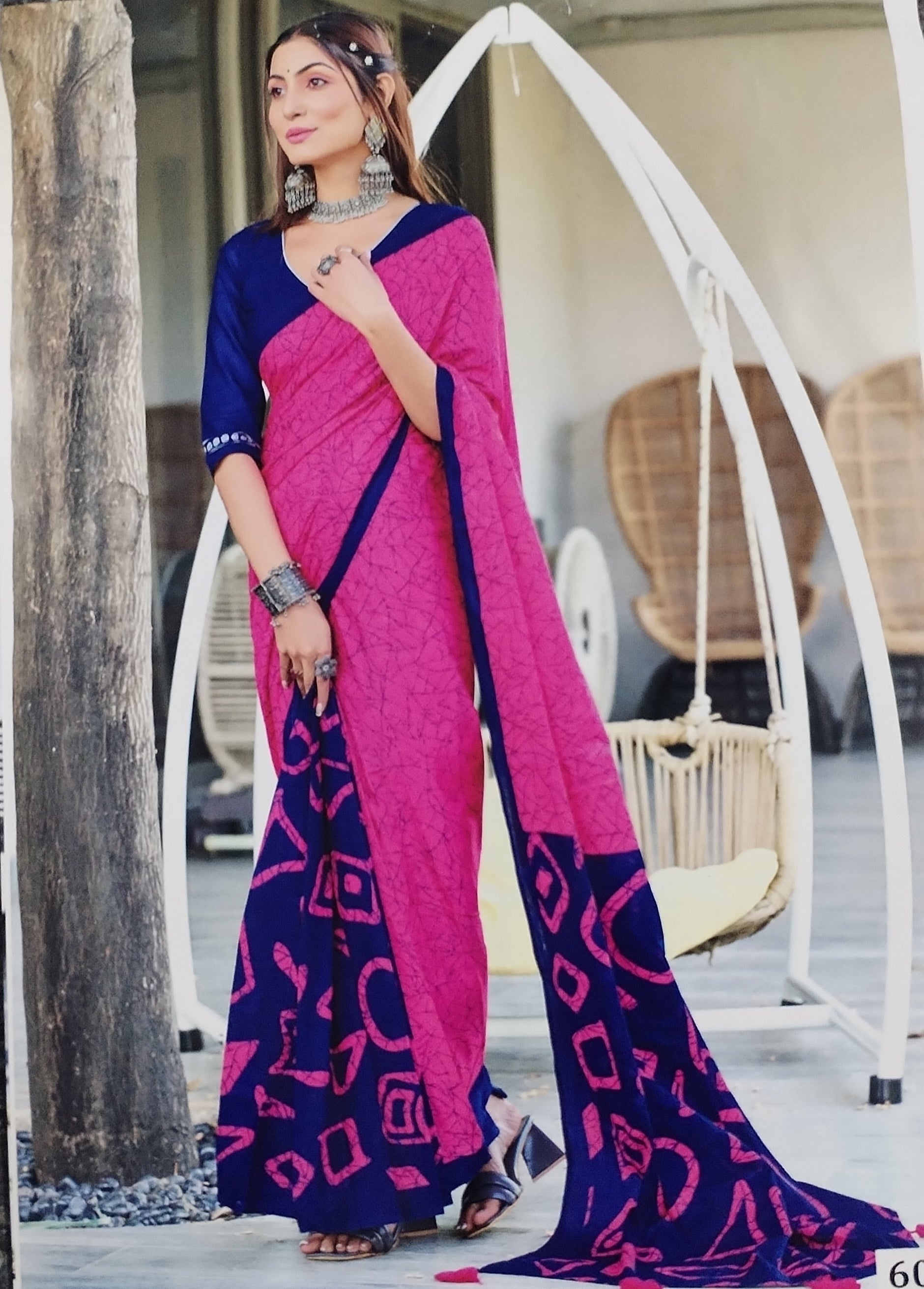 Mulmul cotton 120 count saree