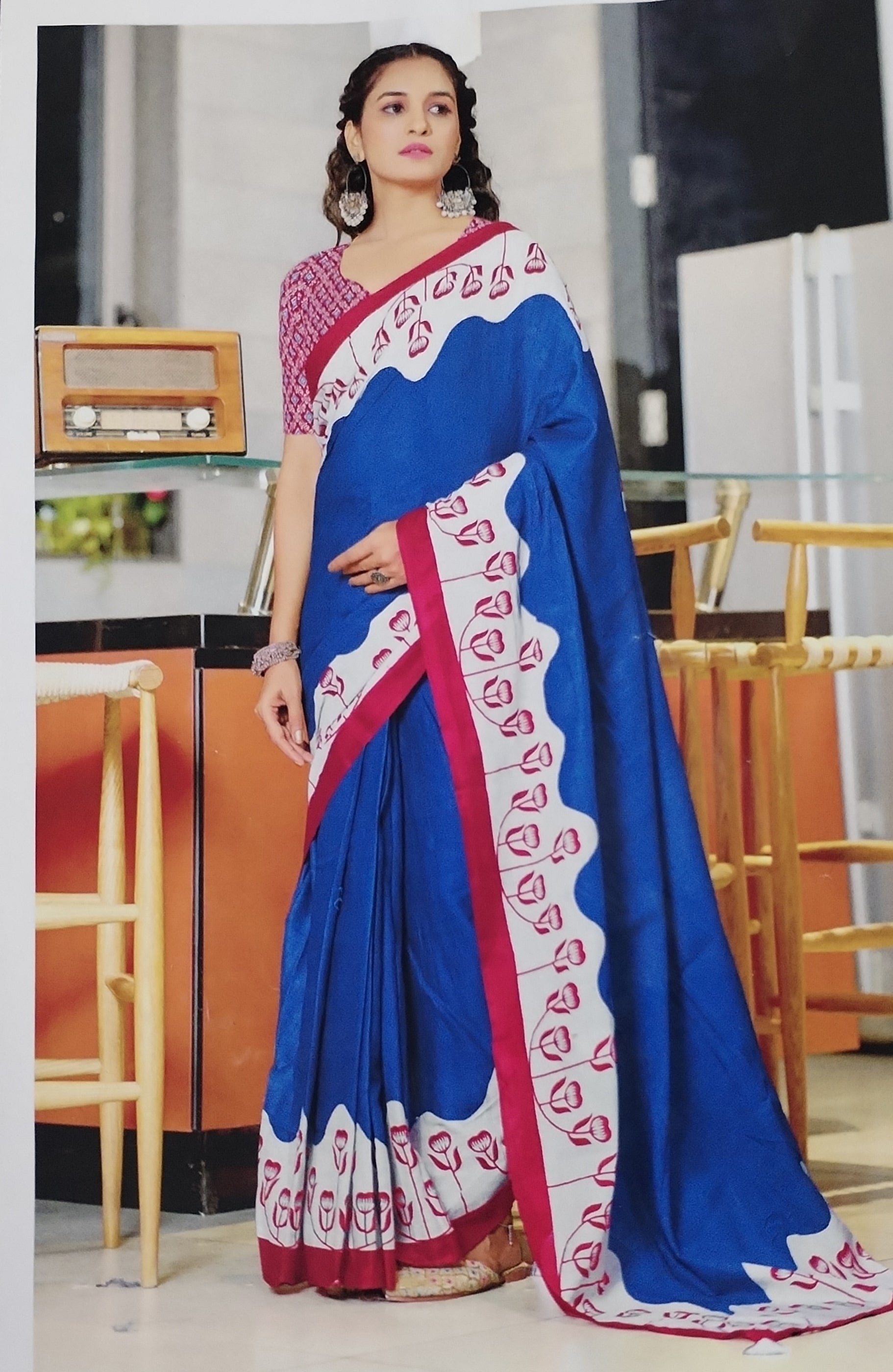 Mul Mul Cotton 120 count saree