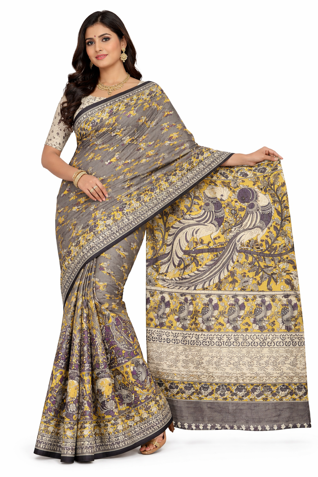 Kalamkari Saree