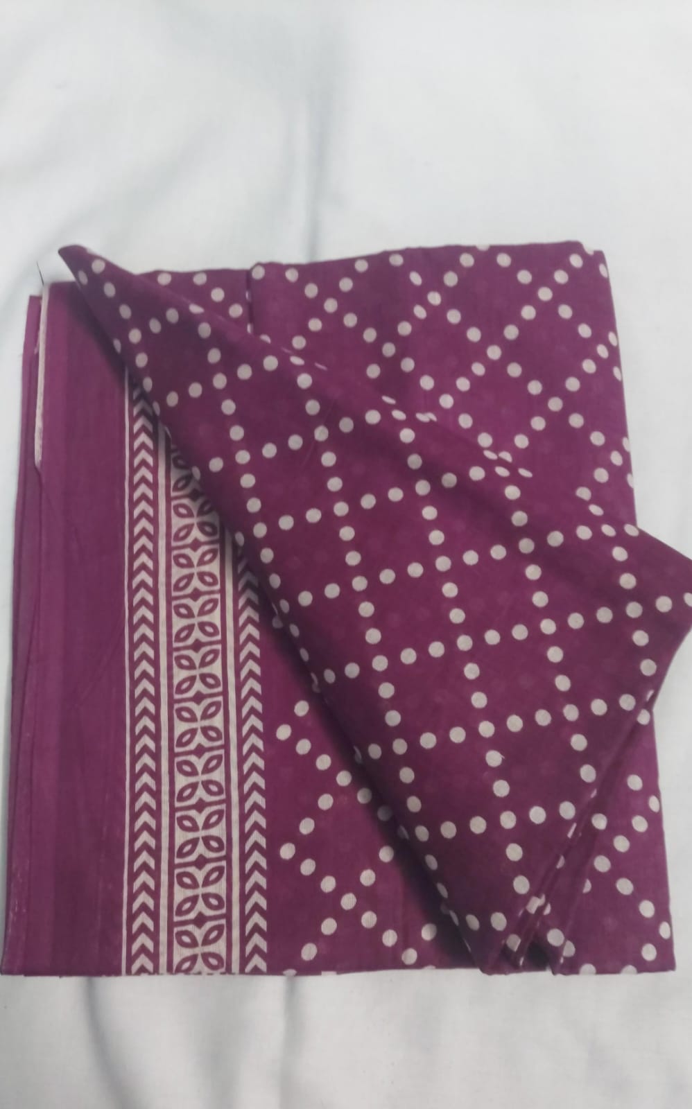 Mulmul cotton 120 count Saree