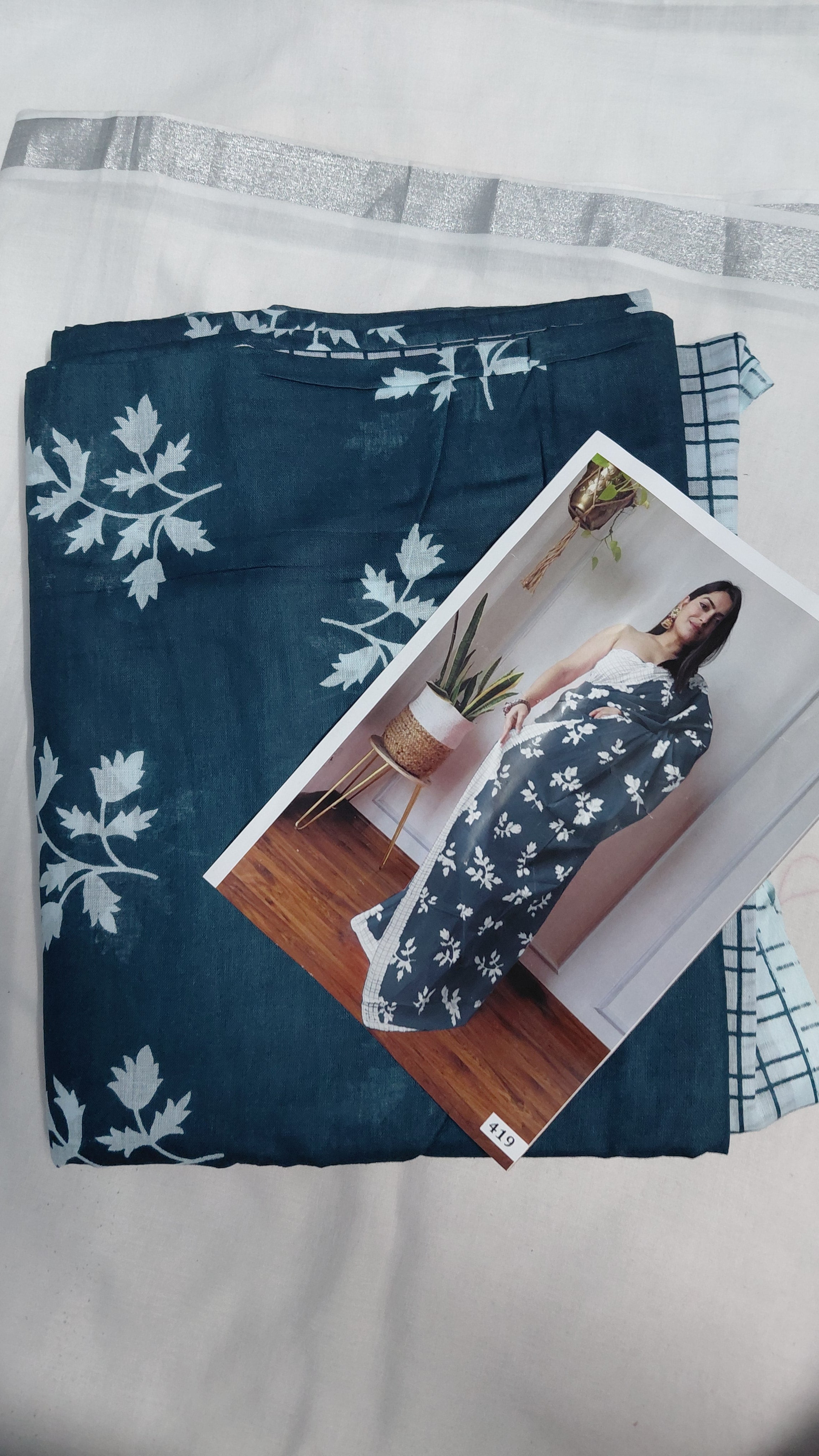 Mulmul Cotton 120 count saree