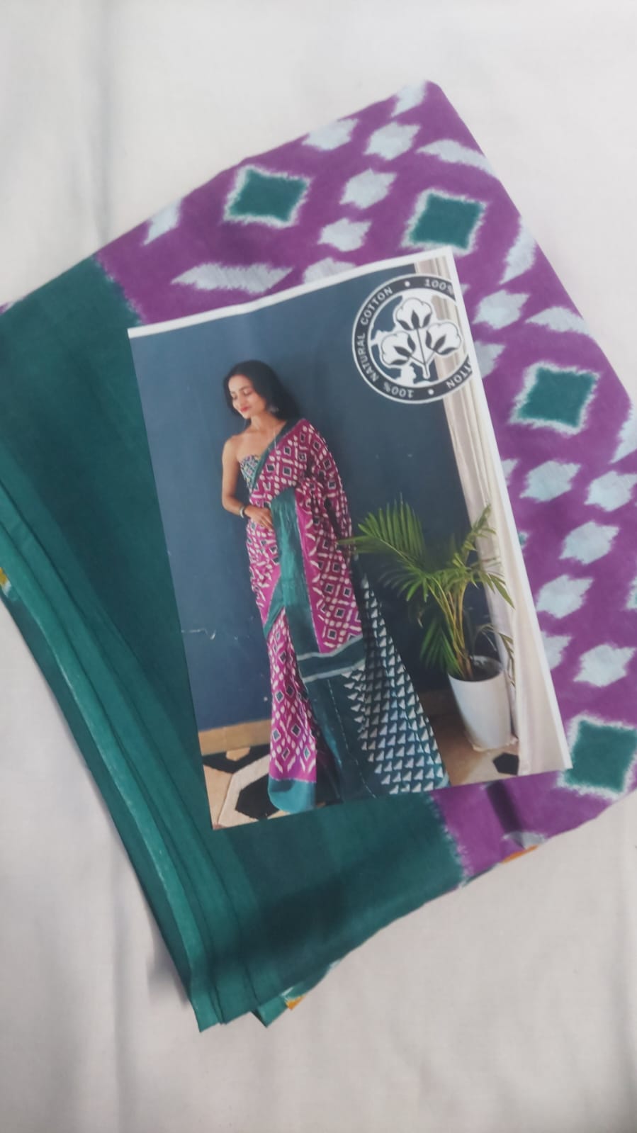 Mulmul cotton 120 count Saree