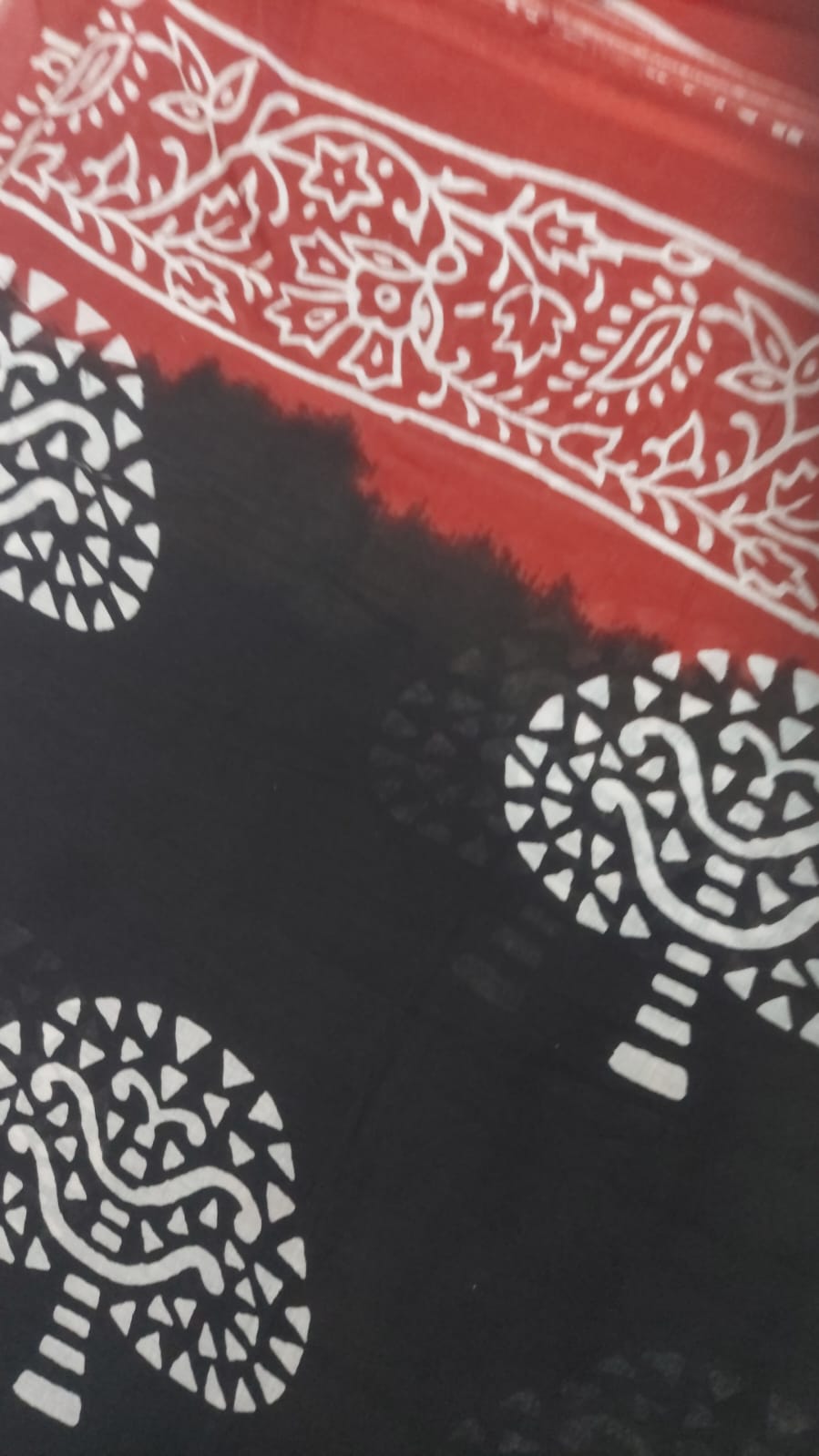 Mulmul cotton saree