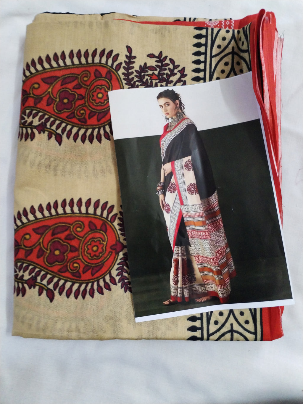 Mulmul cotton saree 120 count