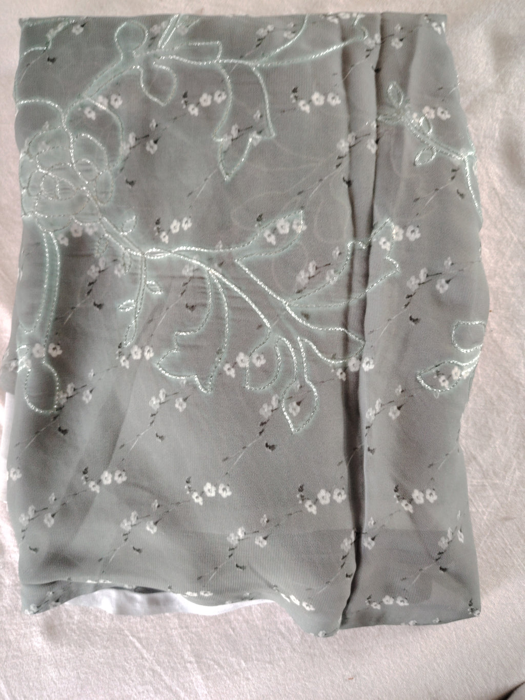 Full embroidery Georget Saree