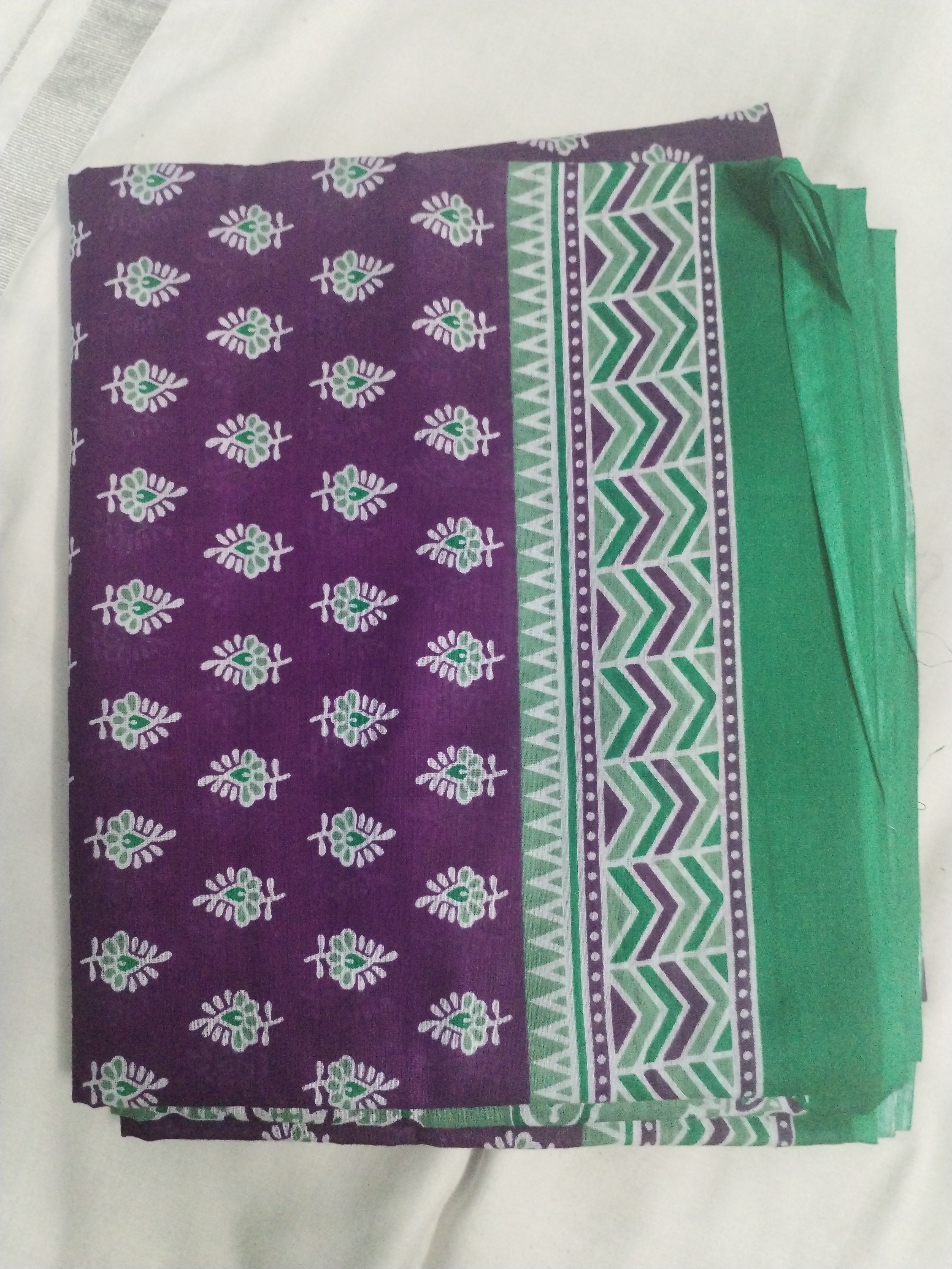 Mulmul cotton 120 count Saree
