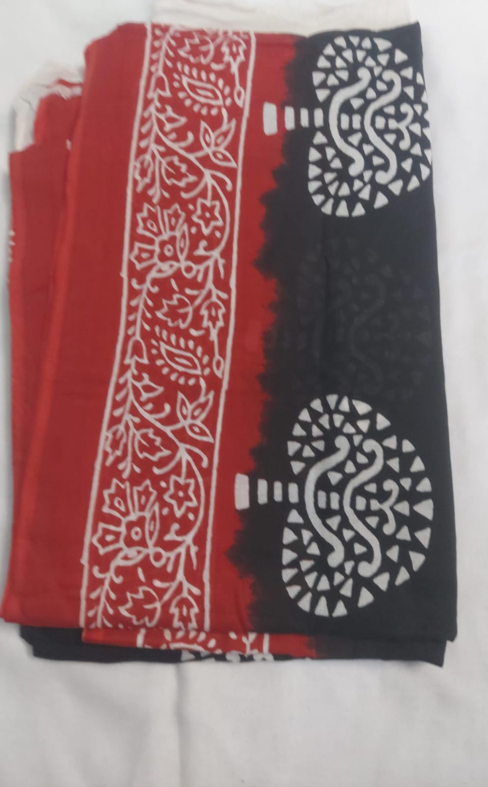 Mulmul cotton saree