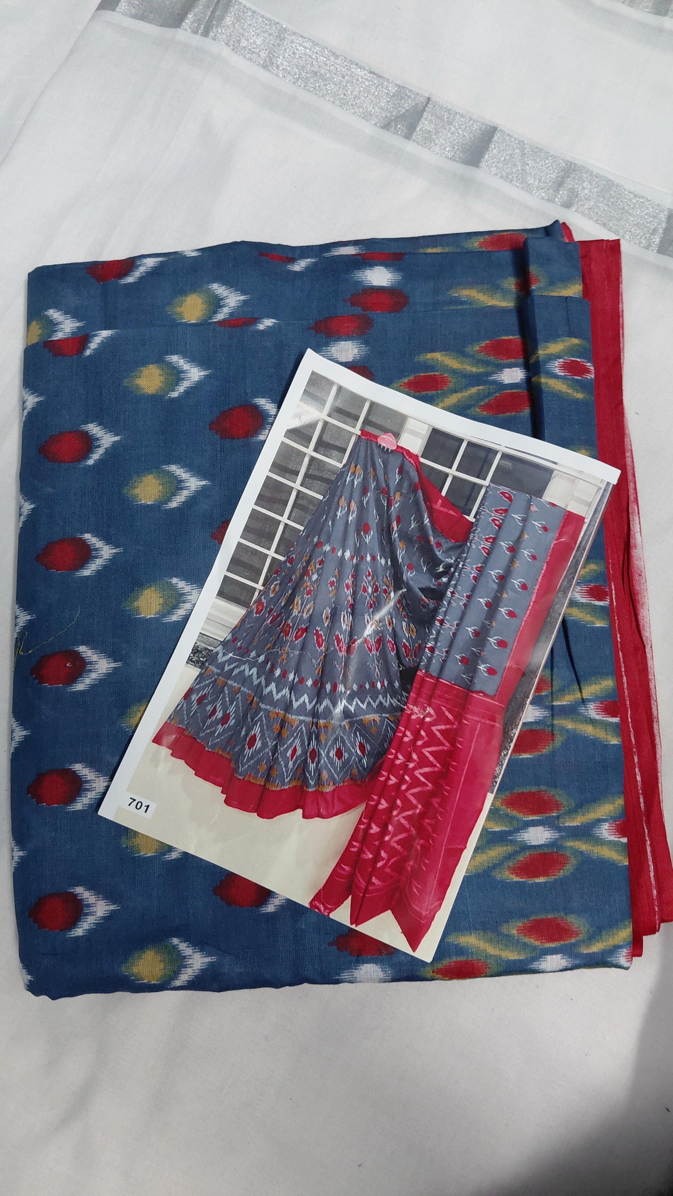 Mulmul cotton 120 count saree