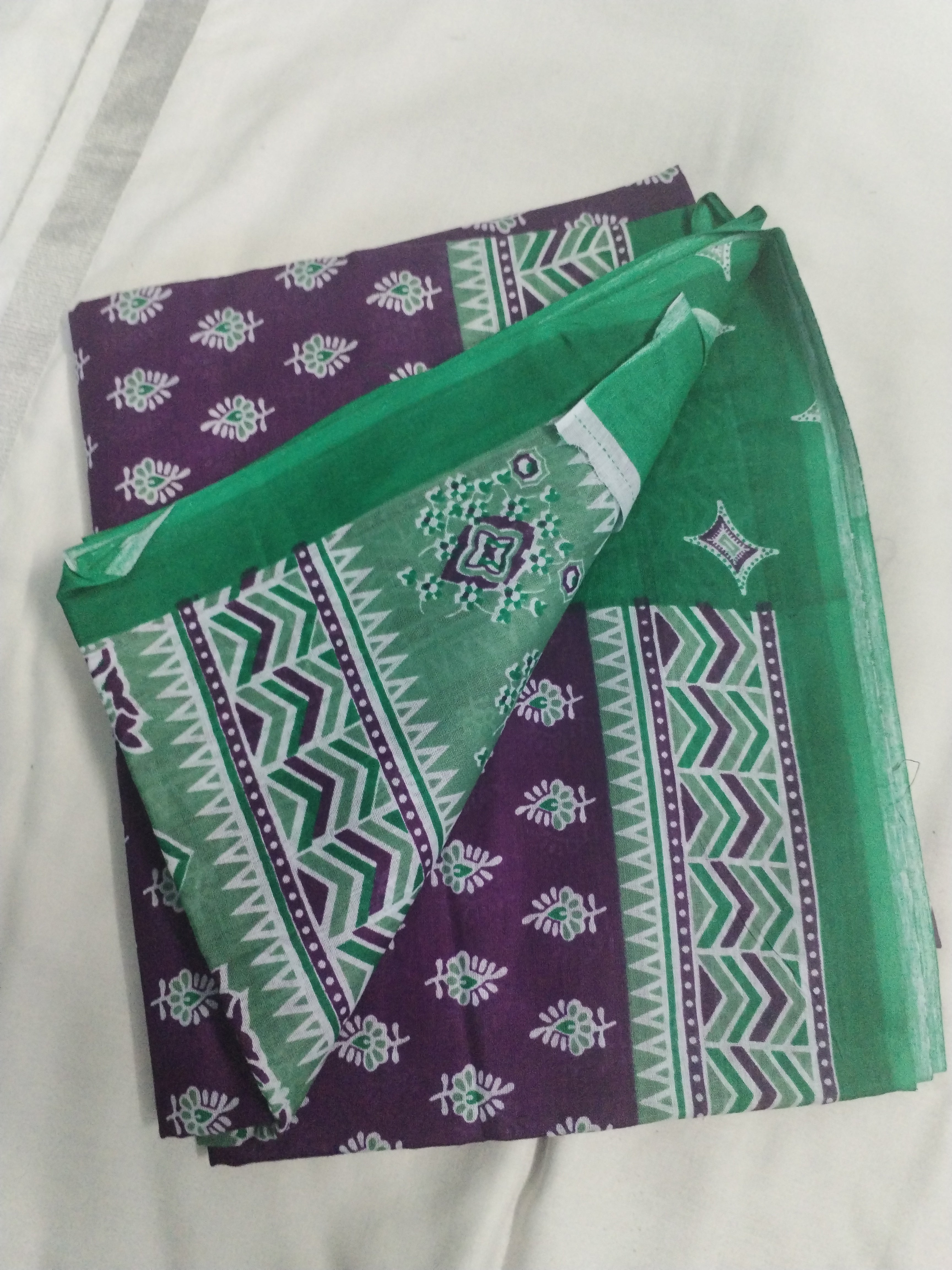 Mulmul cotton 120 count Saree