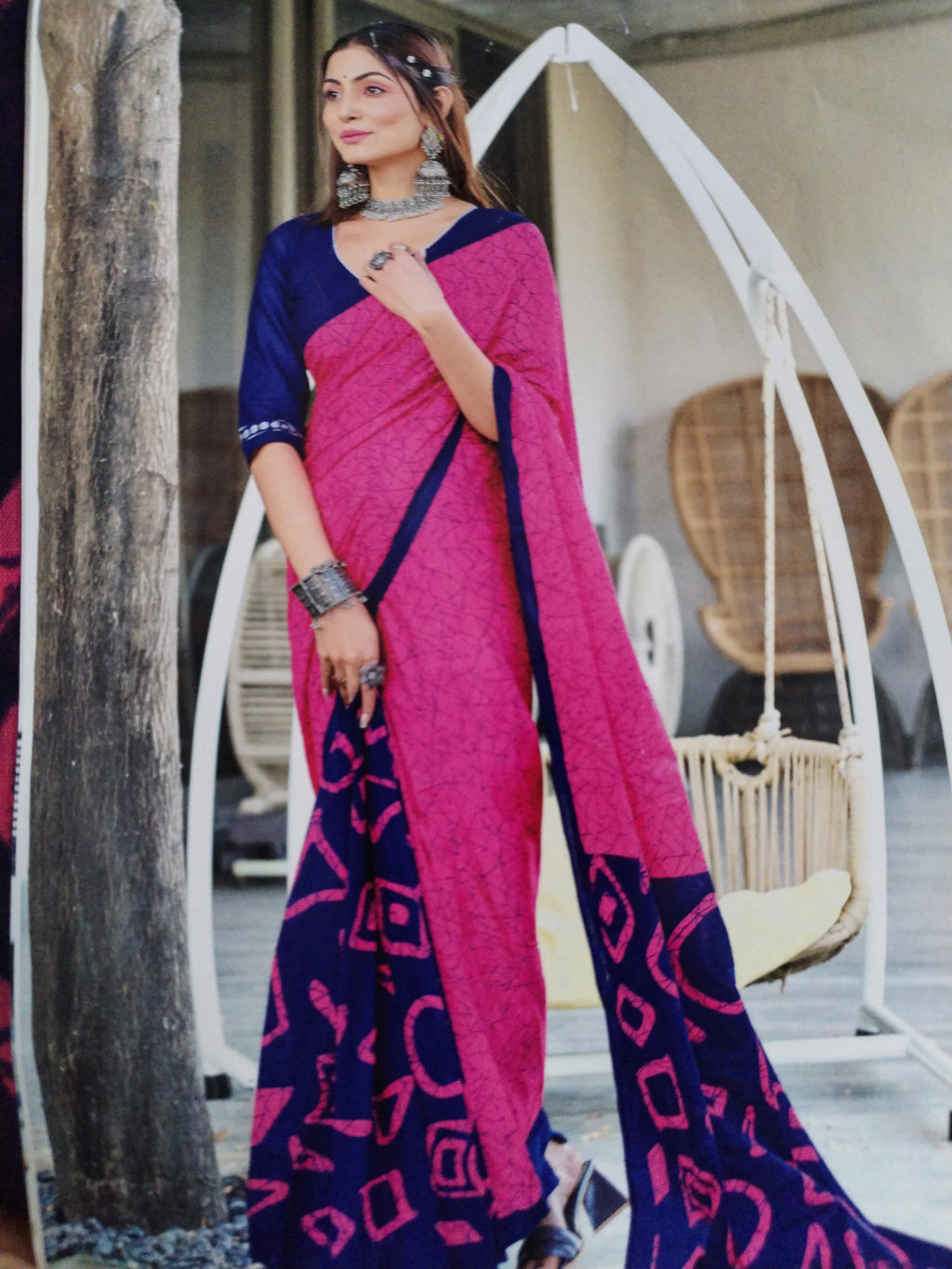 Mulmul cotton 120 count Saree