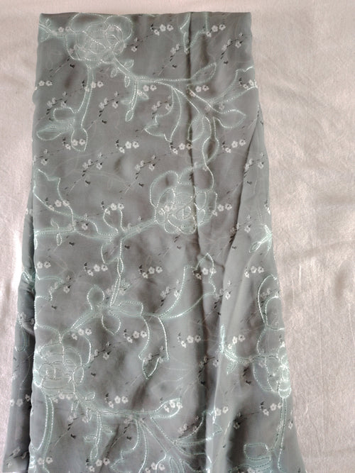 Full embroidery Georget Saree