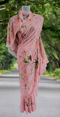 Full embroidery Georget saree