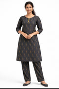 Handloom itkat Colton Co ord set