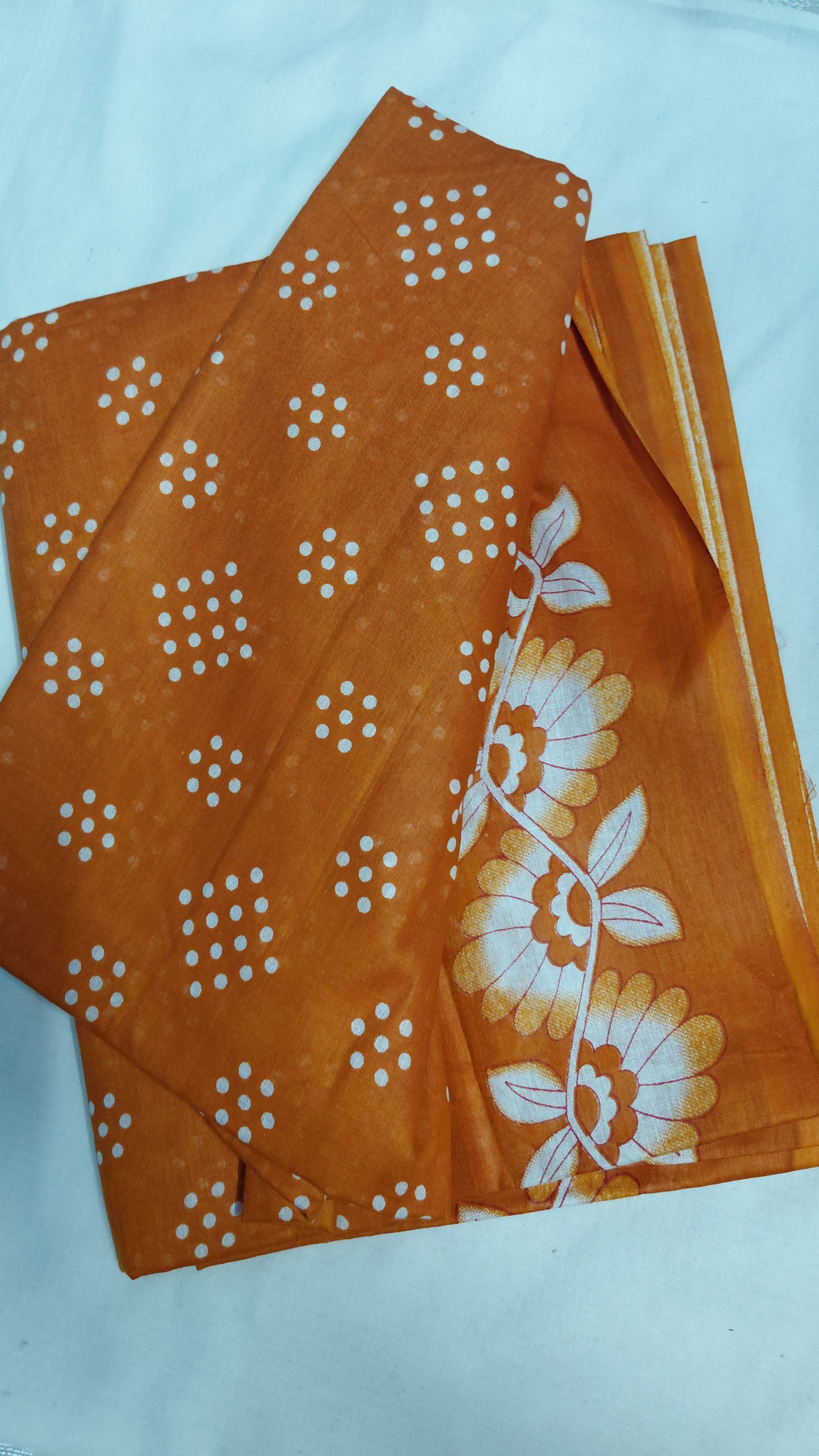 MulMul cotton 120 count Saree