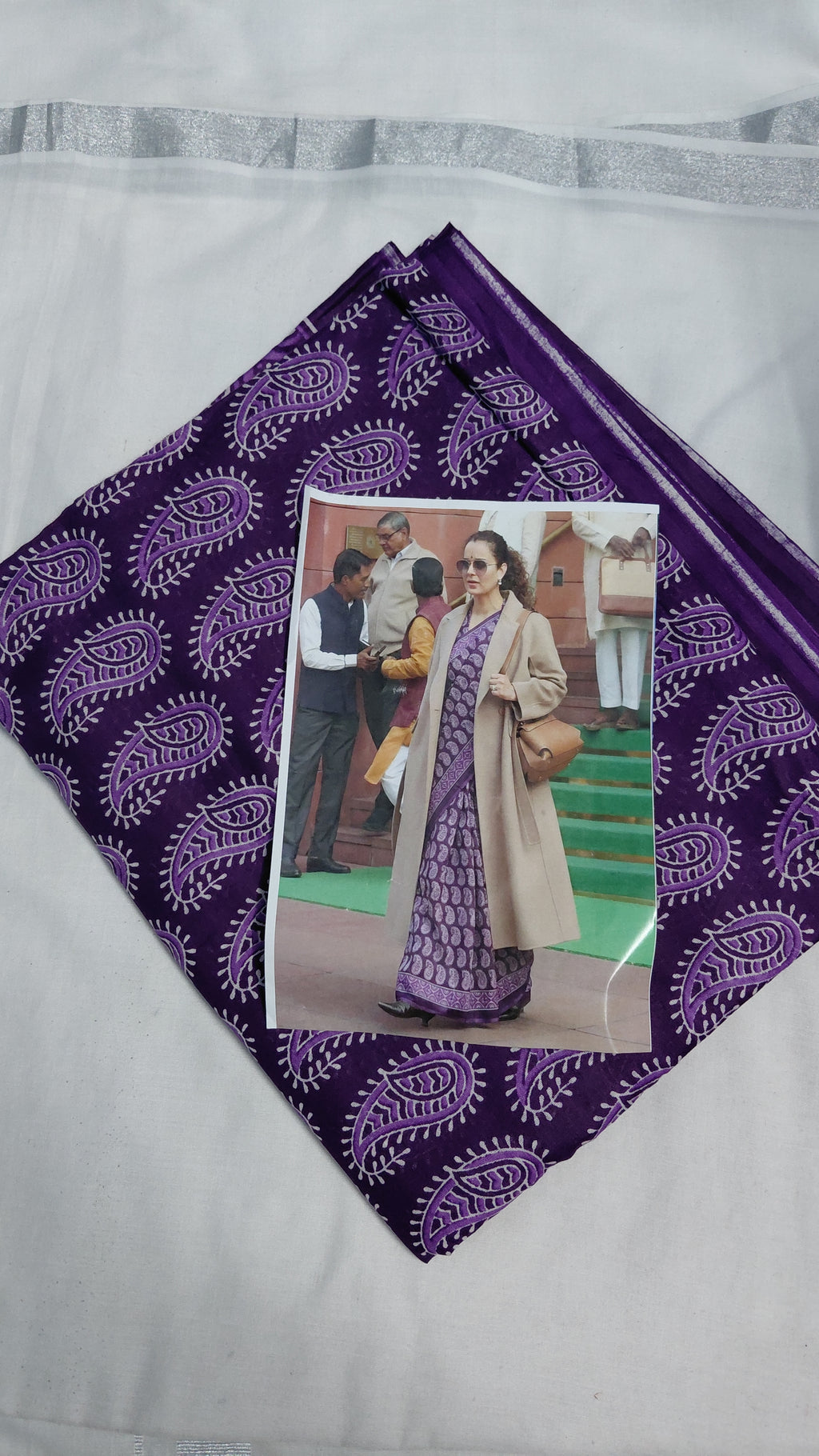 Mulmul cotton 120 count Saree