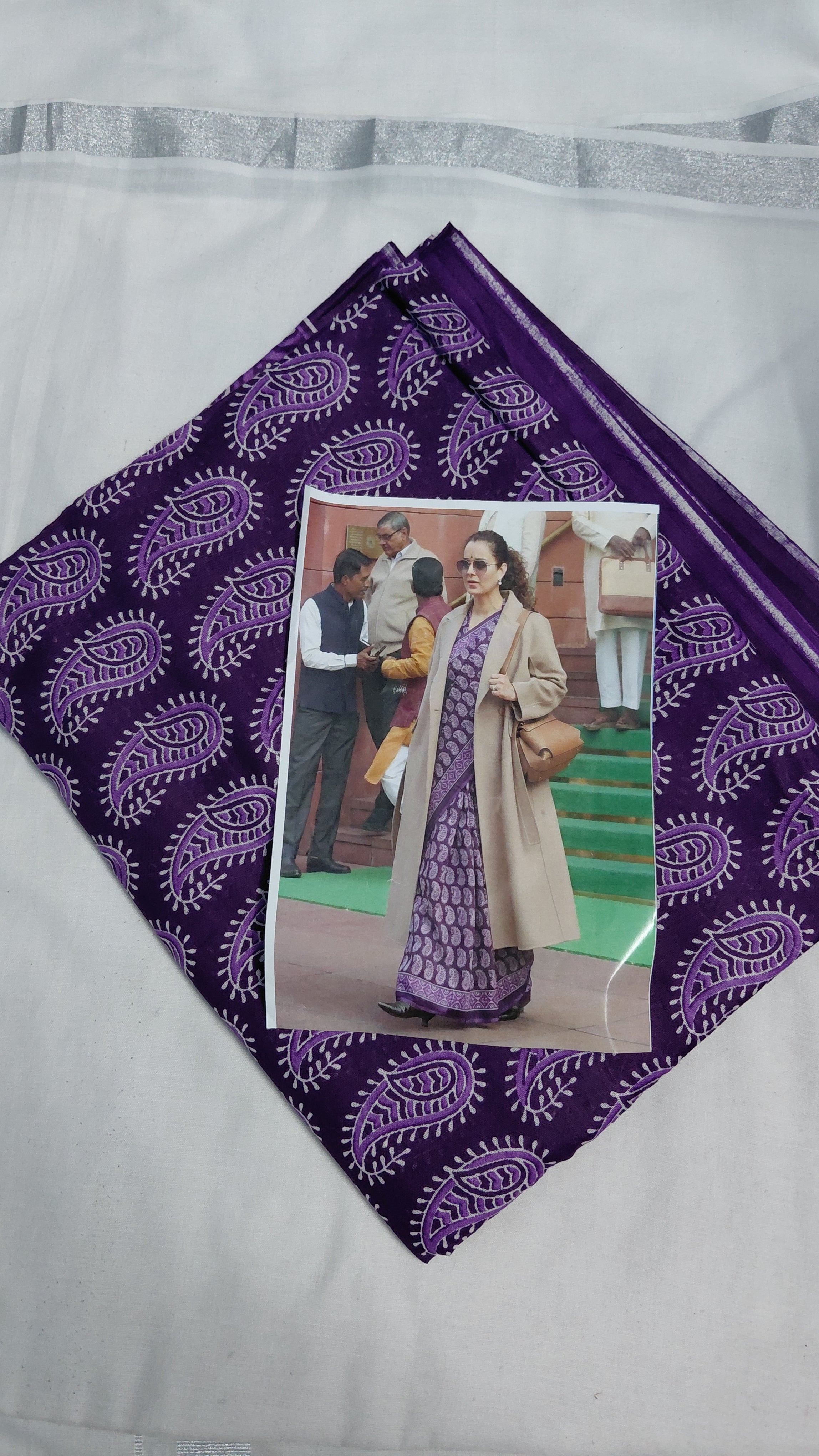 Mulmul cotton 120 count Saree
