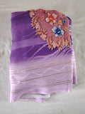Satin Border Georget Saree