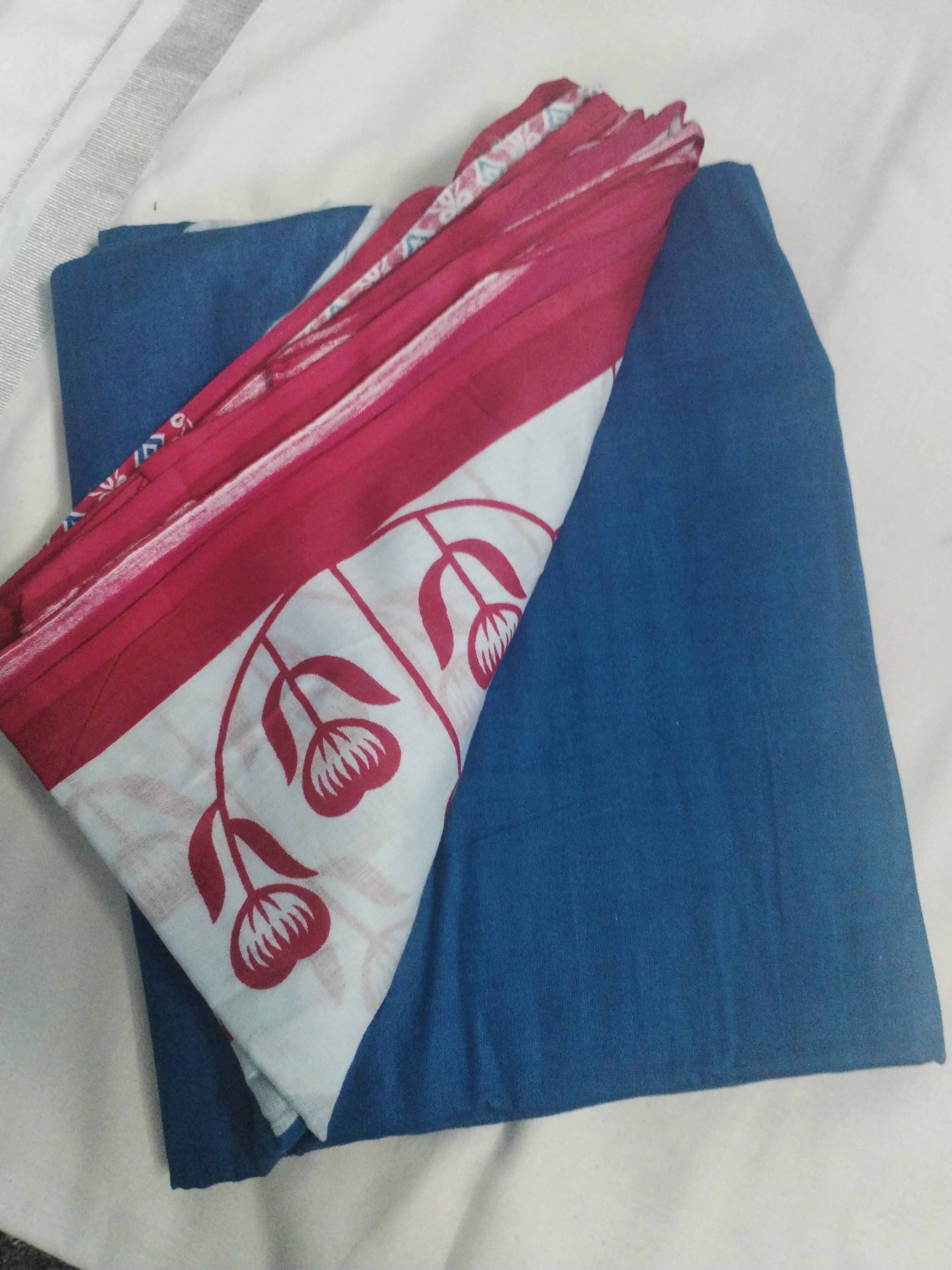 Mulmul cotton 120 count Saree